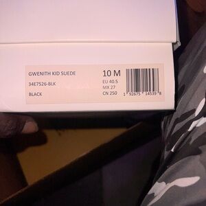 Calvin Klein Black Suede Heels